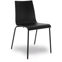 Workliving Eetkamerstoel Houten Design Zwart Eiken Puur