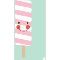 Petit Monkey poster twister softgreen 50 x 70 cm