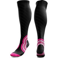 Compression Socks for Women and Men - Seamless Toe, Padded Heel and Sole