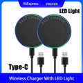 Portable Mini Desktop Wireless Charger Stand Pad For iPhone 17 16 15 14 13 12 Pro Max Samsung S25 Xiaomi Fast Charging Station