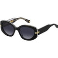 Marc Jacobs Damen Marc Jacobs MJ 1099/S TAY/9O Sonnenbrillen Acetat Schwarz Grau Quadratisch  Schattiert