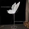 Wedding Stage Chandelier, Road Guide Ornament, Wedding Prop, Luminous Butterfly Wing Pendant, Electric Fabric Butterfly Light