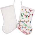 Large Fabric Stockings (Pack of 3)