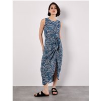 Batik Leaf Print Vest Top & Skirt Co-ord set