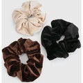 Large Velvet Scrunchies 3 Pack, Multi