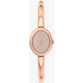 MK Petite montre Maude ton or rose avec bracelet rigide - Or Rose - Michael Kors