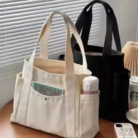 Canvas Shoulder Bag for Women | Large Tote | Spacious Shopping