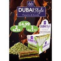 DXB CHOC DUBAI STYLE CHOCOLATE BAR (80g)