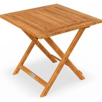 Tavolo pieghevole legno acacia 46x46cm