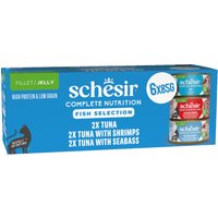 Schesir Complete Nutrition Filetti in gelatina 6 x 85 g in lattine - Mix: Tonno misto 3 varianti