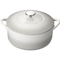 Denby Natural Canvas Cast Iron 24Cm Round Casserole -