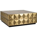 Luxe Brushed Gold Coffee Table
