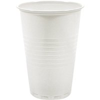 Beker IEZZY 180ml Ø70mm plastic 100 stuks wit verstevigde onderkant