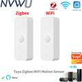 Tuya WiFi Zigbee PIR Motion Sensor Smart Home Human Body Infrared Detector Security Smart Life Works With Alexa Google Home