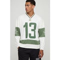 Top Oversize De Malla Estilo Hockey, Cream