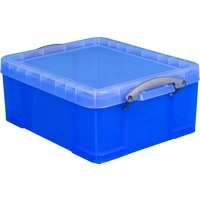 Opbergbox Really Useful 18 liter 480x390x200mm transparant blauw