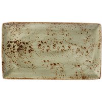 Steelite Craft Rectangular Platter Green 33 x 19cm (Set of 6)