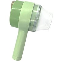 4-in-1 Electric Food Chopper - Portable Multi-Function Mini Kitchen Gadget (15W/25W, Sage Green) | Wowcher