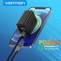 Vention 20W Fast USB Charger Type C PD Fast Charging for iPhone 17 16 15 Quick Charge QC 3.0 Mobile Phone Charger EU UK CN Plug
