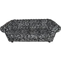 Casa Padrino Designer Chesterfield Sofa Zebra - Designer Wohnzimmer MÃ¶bel