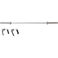 DKN 6ft Olympic Chrome Barbell Bar with Collars