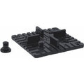 Kit de montage de carrelage - Clip rectangulaire pour panneaux massifs en bambou, 5 clips