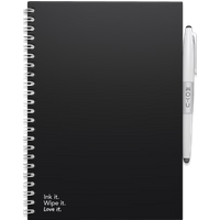 MOYU Erasable Notebook - A5 Stone Paper - Premium Cover - Pitch Black