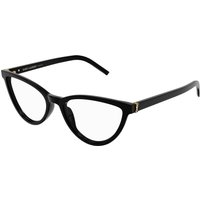 SAINT LAURENT Kvinde SAINT LAURENT SL M138 001 Optiske stel Acetat Sort Transparent Cat Eye