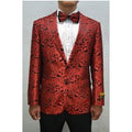 Paisley-100 Red - Mens Wholesale Blazers