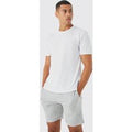Conjunto Man Para Estar En Casa De Pantalón Corto, Gris