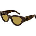 SAINT LAURENT Kvinde SAINT LAURENT SL M94 010 Solbriller Acetat Brun Brun Cat Eye