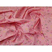 Deadstock 100% Cotton Poplin Fabric Pink