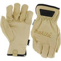 Makita Durahide Leather Gloves Beige L Pack of 1