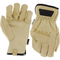 Makita Durahide Leather Gloves Beige L Pack of 1