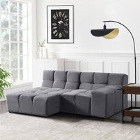 Home Deluxe Sofá modular ORLENA - antracita 204 x 148 cm