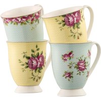 Aynsley Archive Rose Footed Mug Set