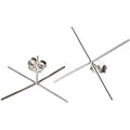 Solid 925 Sterling Silver Stud Post Claw Earring Blanks Handmade Post Earring for Jewelry Making DIY Fashion Earring for Women