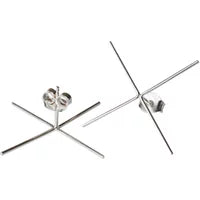 Solid 925 Sterling Silver Stud Post Claw Earring Blanks Handmade Post Earring for Jewelry Making DIY Fashion Earring for Women