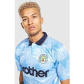 Score Draw Manchester City FC '89 Retro Heim Shirt - Herren, Blau