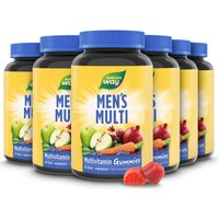 Men’s Multi Gummies I A-Z Multivitamin für Männer I 15 Vitamine & Mineralstoffe I Kirsch- und Orangen-Geschmack I 60 Stk