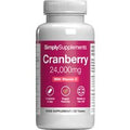 Cranberry 24000mg Vitamin C 160mg (120 Tablets)