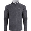 Weird Fish Newark 1/4 Zip Grid Fleece Washed Black Size L