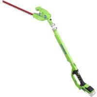 Greenworks G24PH51 24v Cordless Long Hedge Trimmer 510mm No Batteries No Battery Charger