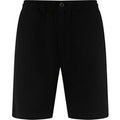 Bay Seersucker Cotton Lightweight Shorts - Black
