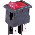Arcolectric H8553VB NAH Rocker Switch Lit Green DPST On-Off 250V A...