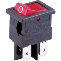 Arcolectric H8553VB NAH Rocker Switch Lit Green DPST On-Off 250V A...