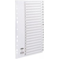 Concord Commercial Index 1-20 Multipunched Mylar-reinforced Tabs