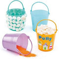 Mini Plastic Buckets (Pack of 6) Toys