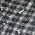 Deadstock Polyester Georgette Fabric Black & White