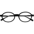 Kaleb Black Oval Eyeglasses | EYDOLOGY